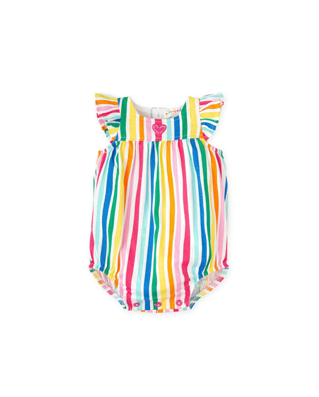 Stripe Cotton Romper by Agatha