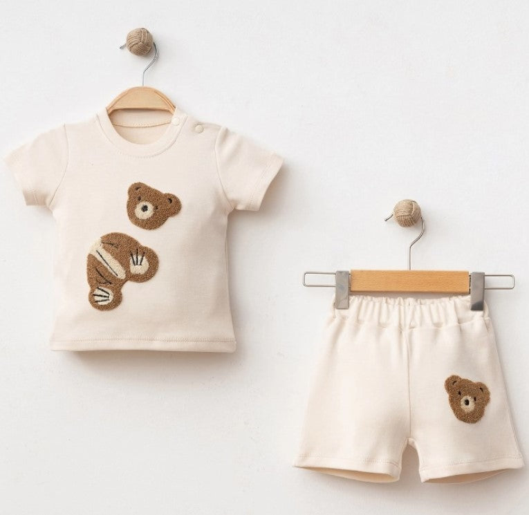 Bear Figure Shorts Set by Omnis Pura