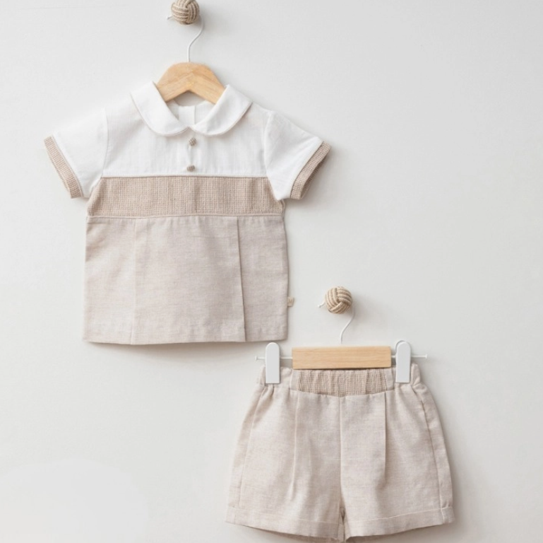 Linen Short Set by Omnis Pura