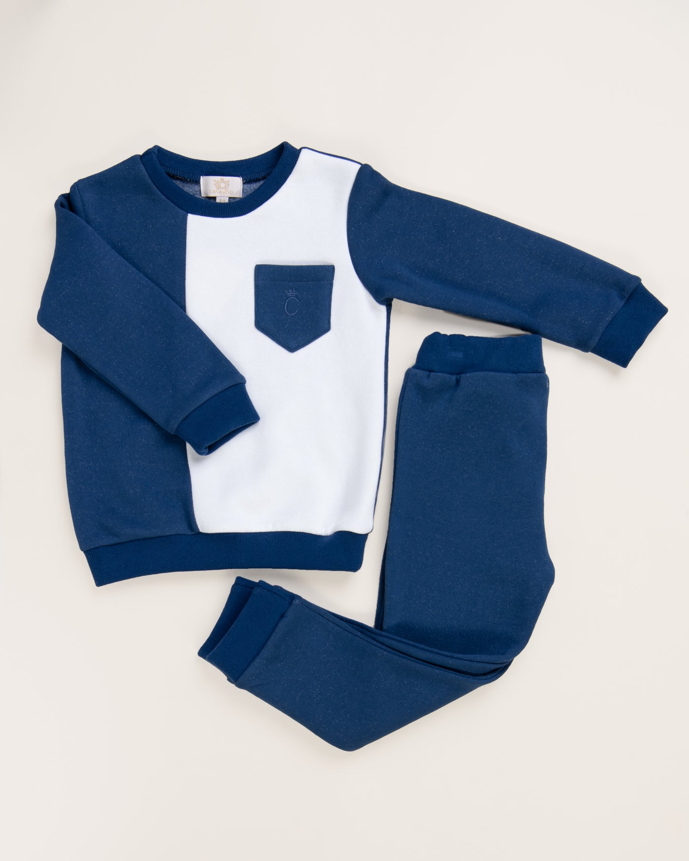 Navy and White Tracksuit By Caramelo