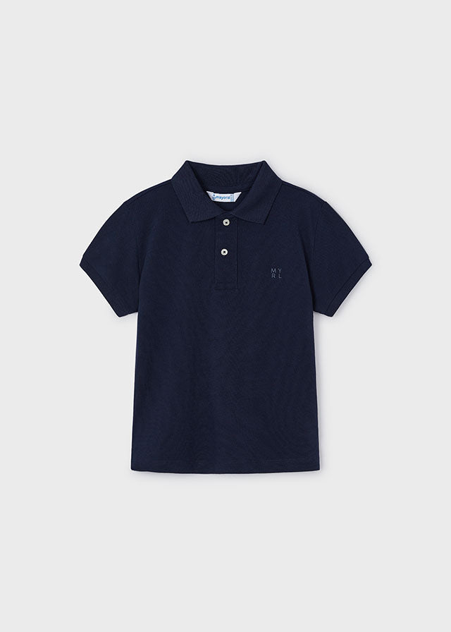 Boys Navy Polo Shirt by Mayoral