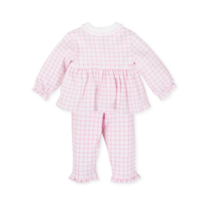 Pink Gingham Pyjamas by Tutto Piccolo