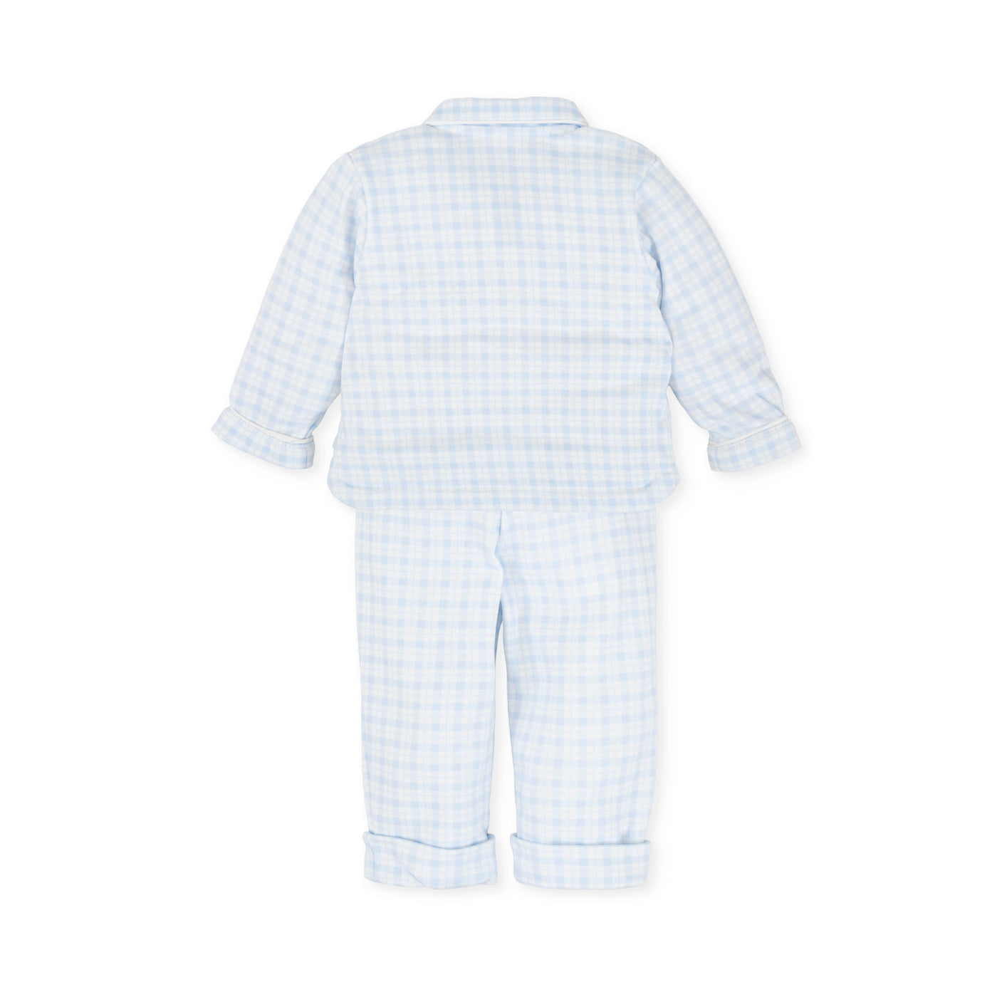 Blue Gingham Pyjamas by Tutto Piccolo