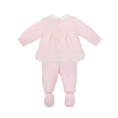 Pink Two Piece Baby Set By Tutto Piccolo
