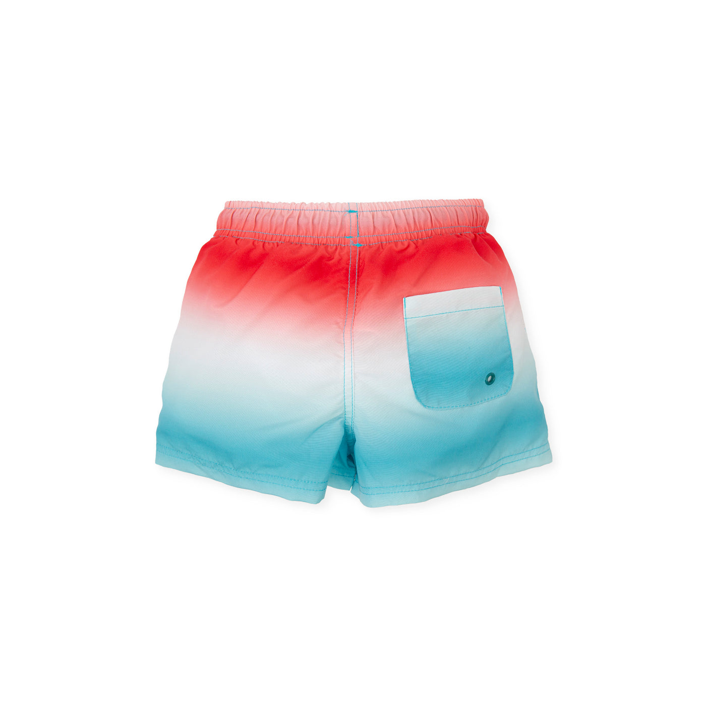 Turquoise Swimming Trunks By Tutto Piccolo