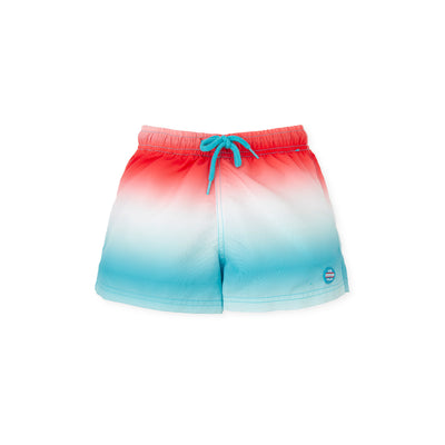 Turquoise Swimming Trunks By Tutto Piccolo