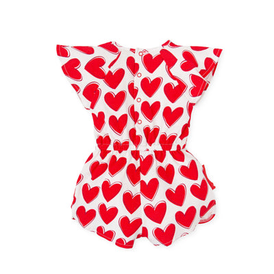 Red Heart Playsuit By Agatha