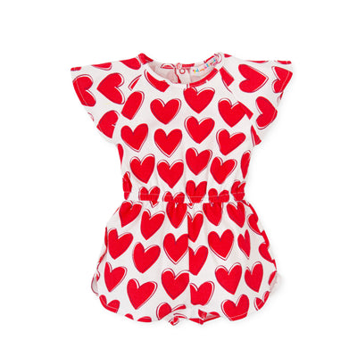 Red Heart Playsuit By Agatha
