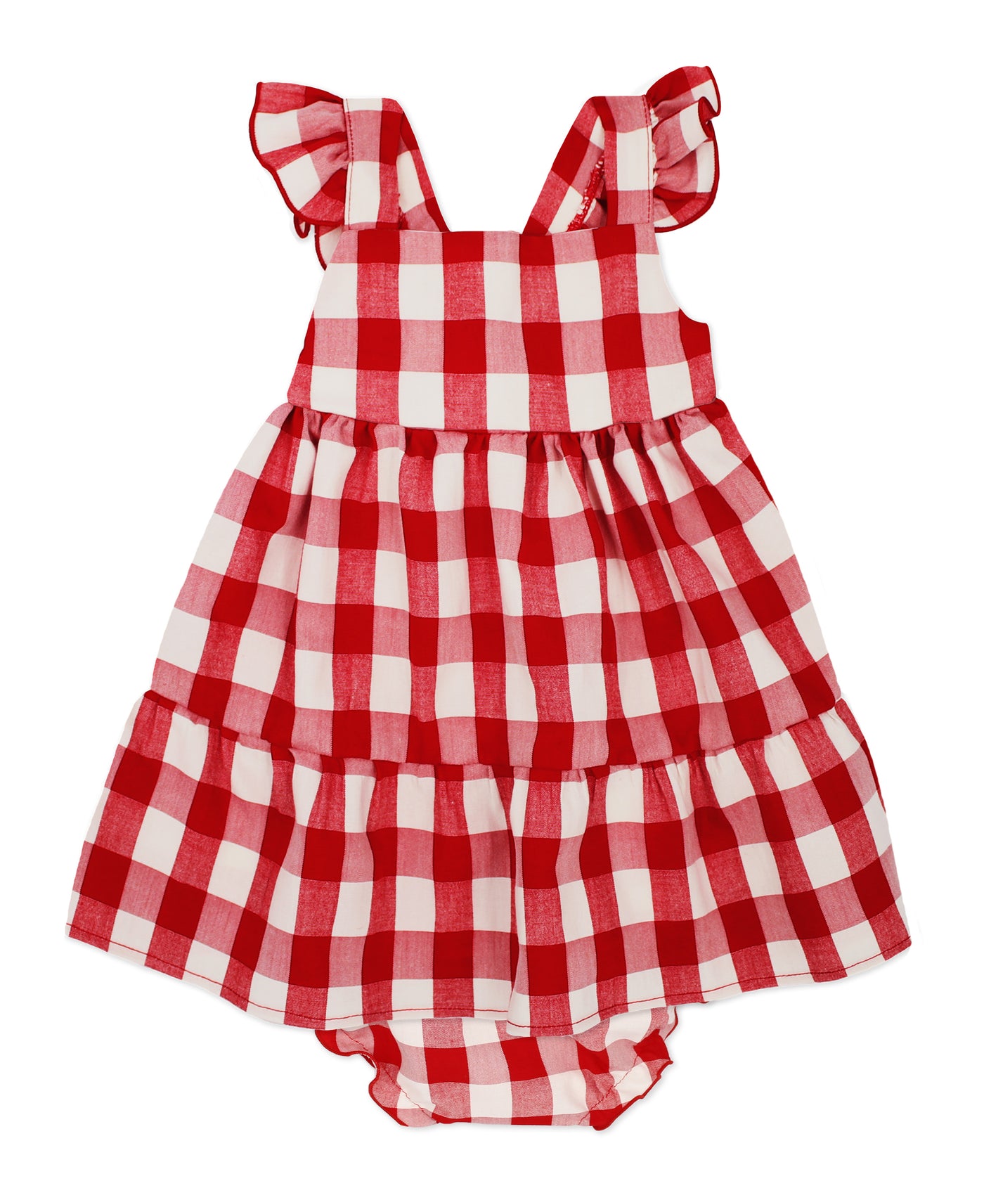 Red Gingham Dress and Bloomers by Rapife