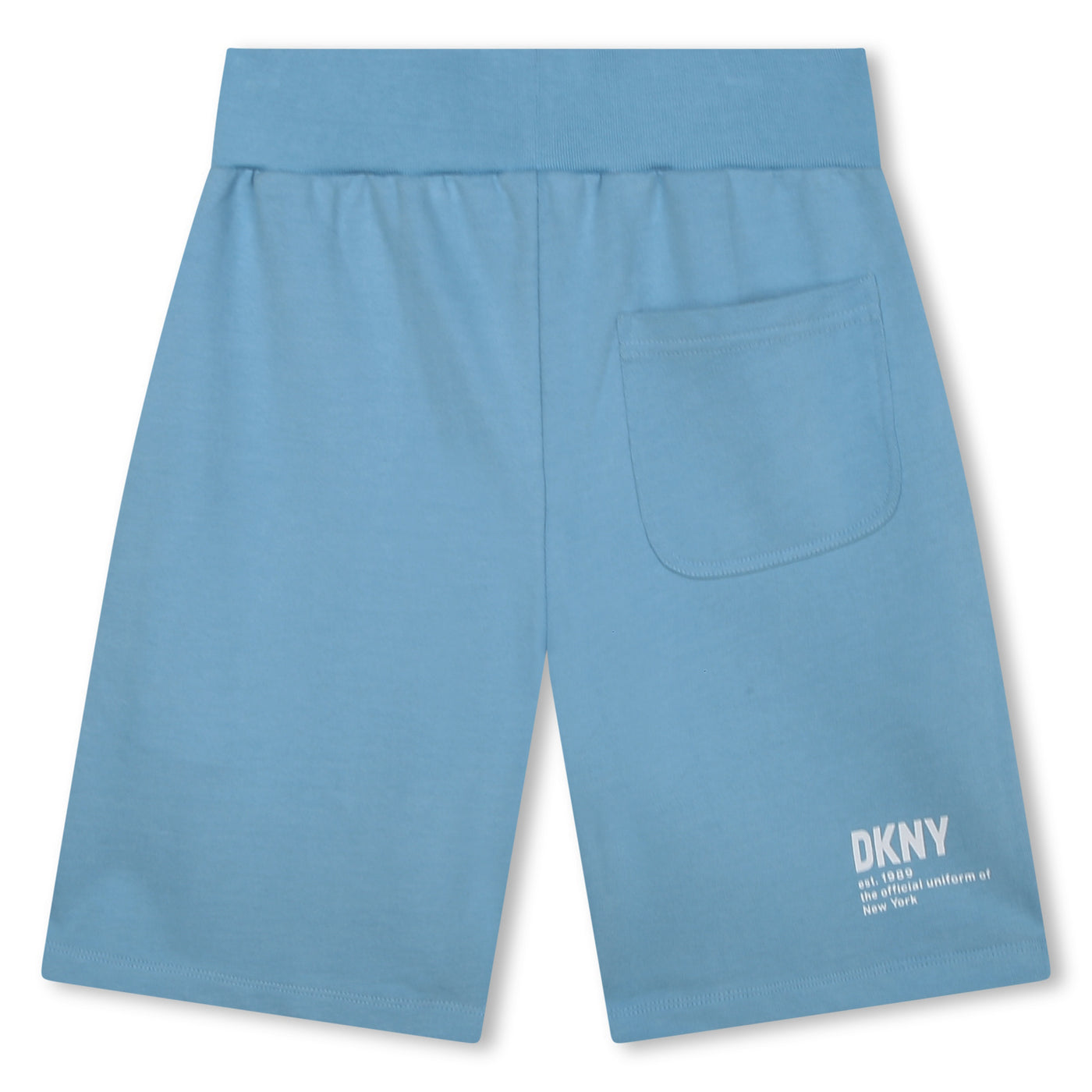 Pale Blue Logo Shorts by DKNY