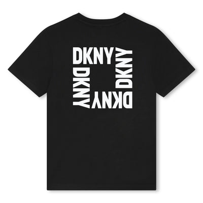 Black Logo T-shirt by DKNY