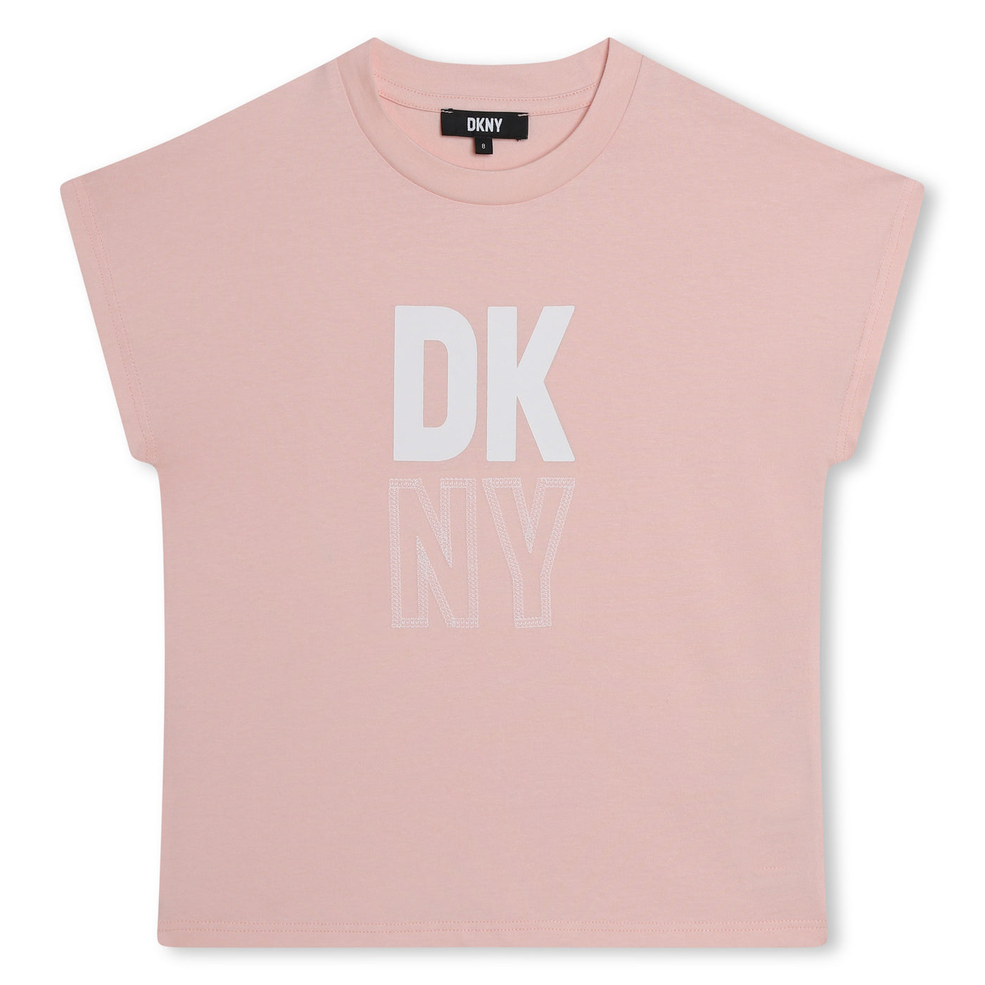Pink Logo T-shirt by DKNY
