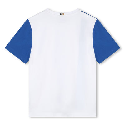 Blue & White T-shirt by BOSS