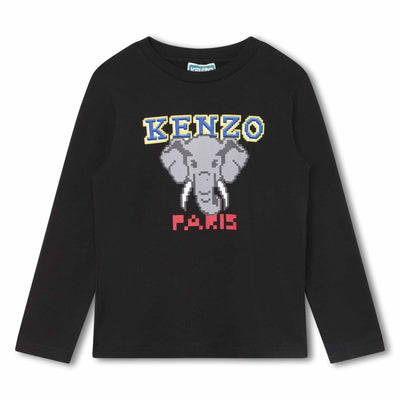 Black Long Sleeve T-shirt  By Kenzo