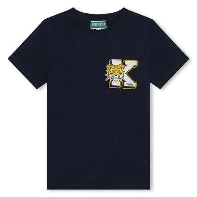 Navy Blue K T-shirt by Kenzo