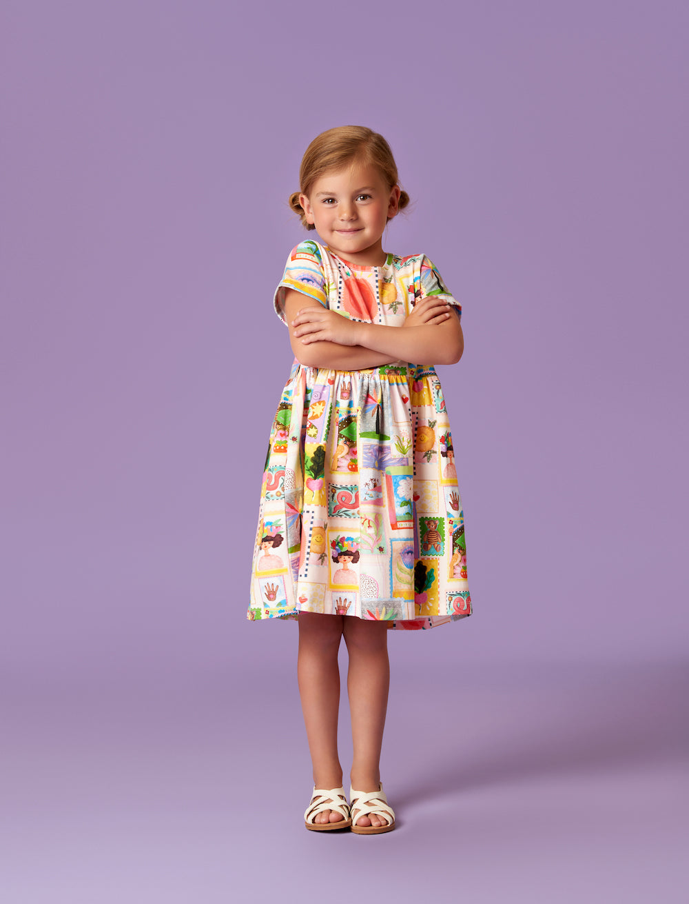 Doliday Cards Jersey Dress by Oilily