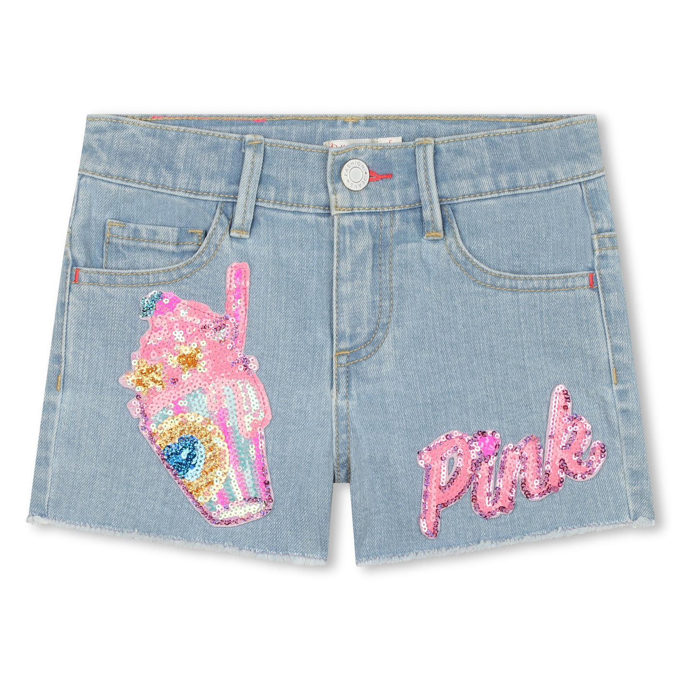Denim sequin sales shorts
