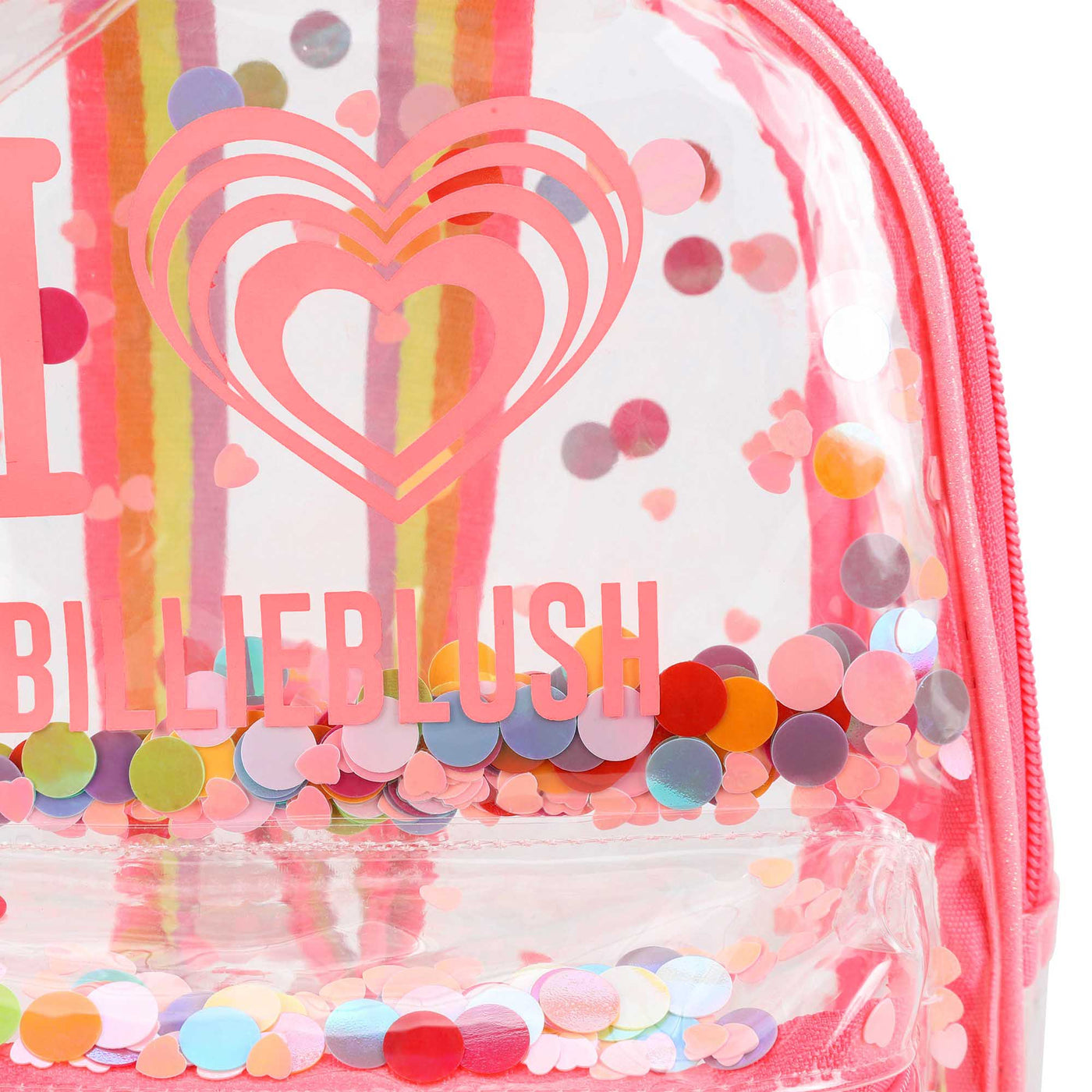 Clear Sequin Backpack by Billieblush