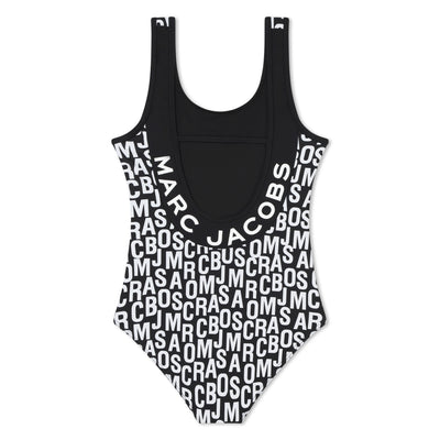Black Logo Swim Costume by Marc Jacobs