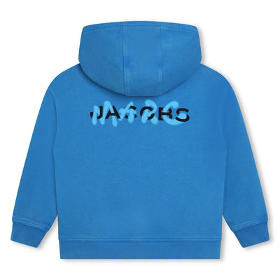 Electric Blue Hooded Sweatshirt by Marc Jacobs