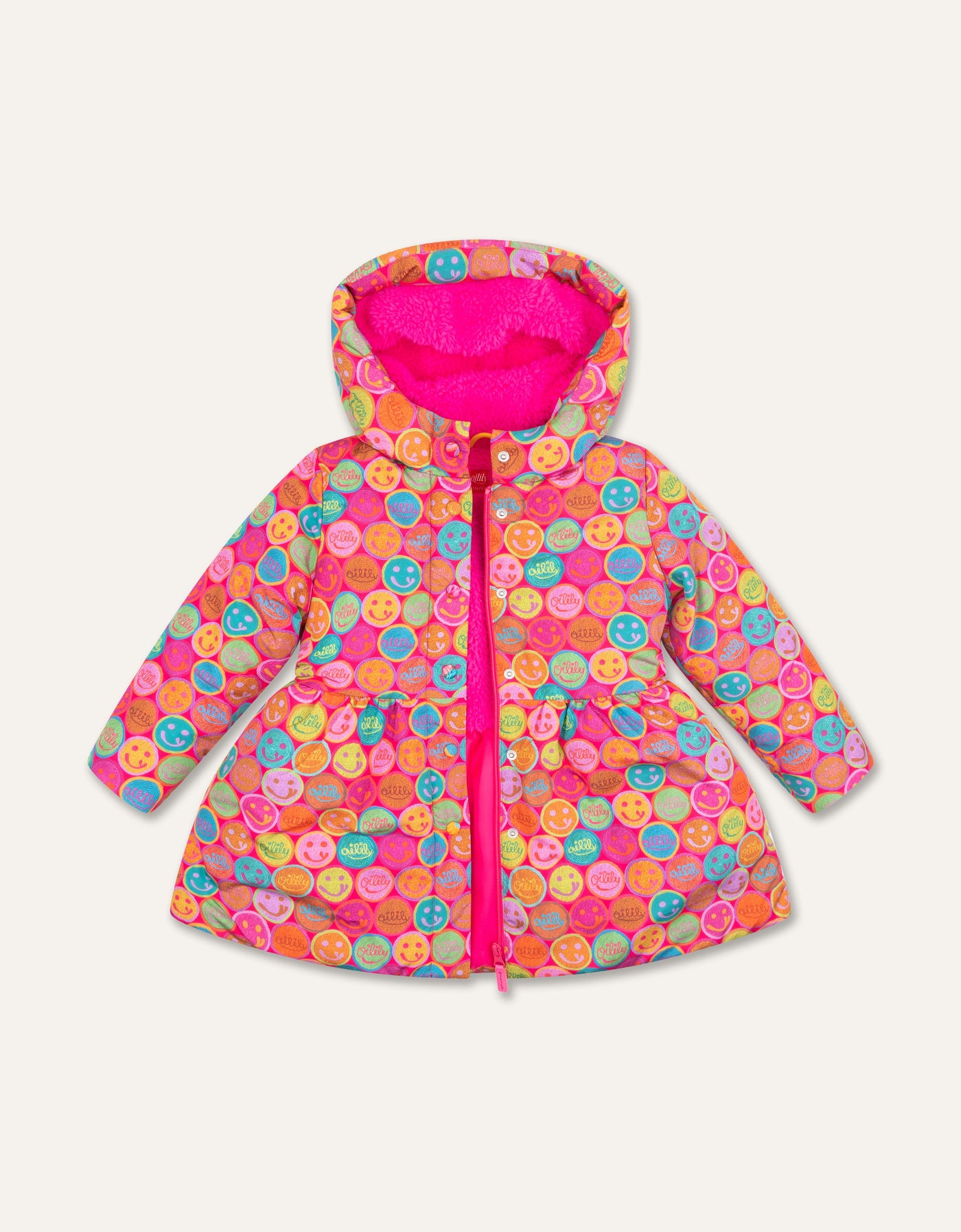 Coda Smiley Logo Coat by Oilily
