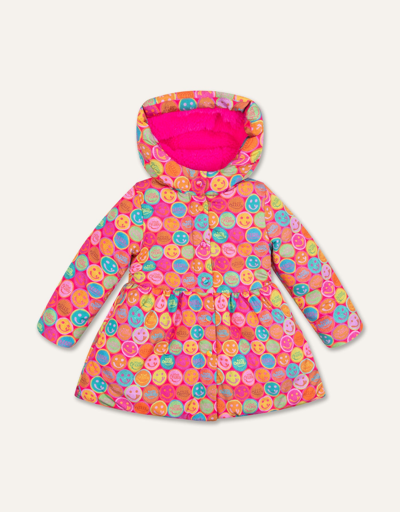 Coda Smiley Logo Coat by Oilily