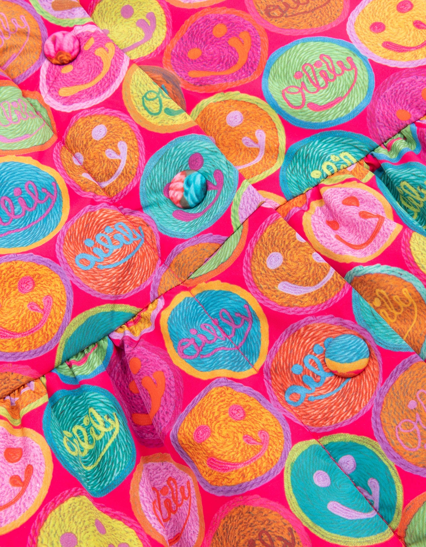 Coda Smiley Logo Coat by Oilily