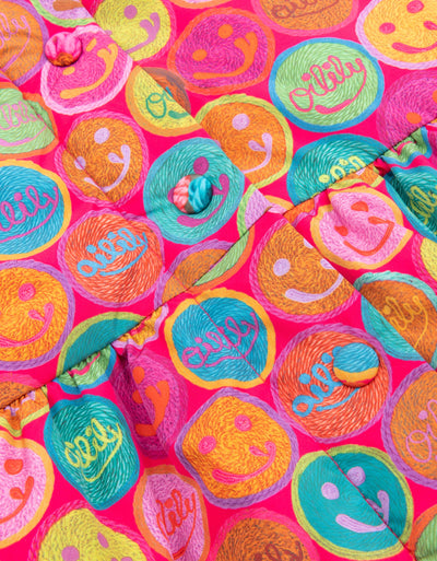 Coda Smiley Logo Coat by Oilily