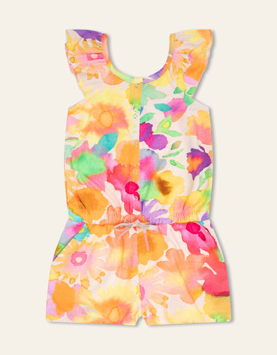 Inky Flowers playsuit by Oilily